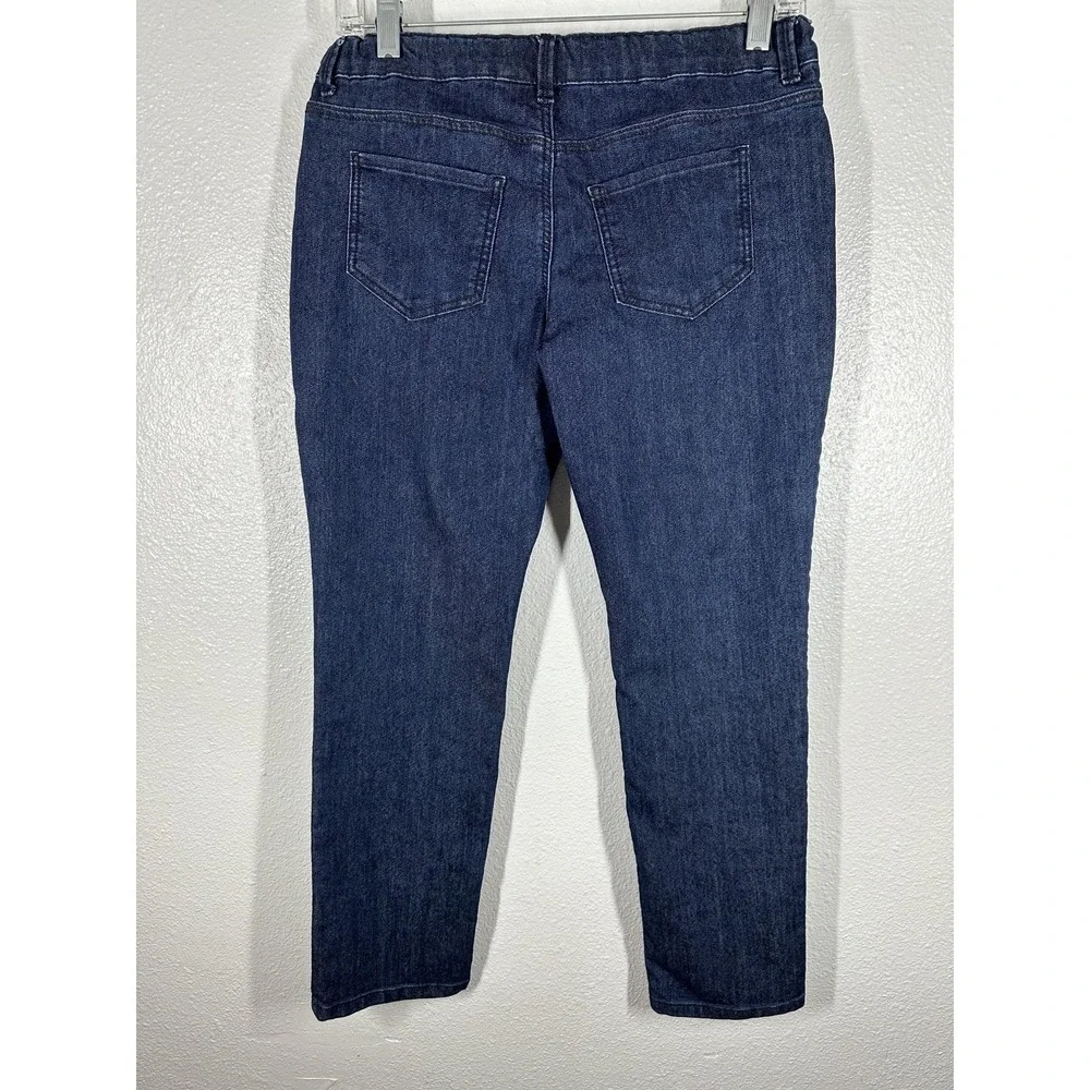 OshKosh B'gosh Jeans Girls 12P Dark Wash Skinny Adjustable Waist‎ Denim